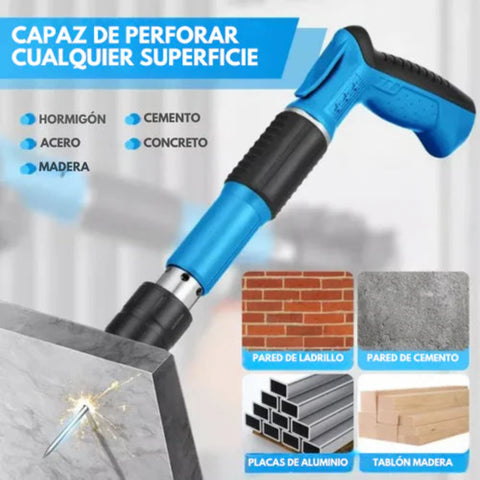 Pistola Fijadora Clavos Portátil + 100 Clavos Gratis Hoy